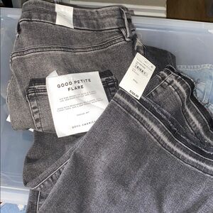 Good American Black Good Petite Flare 30” I Seam -NWT -18